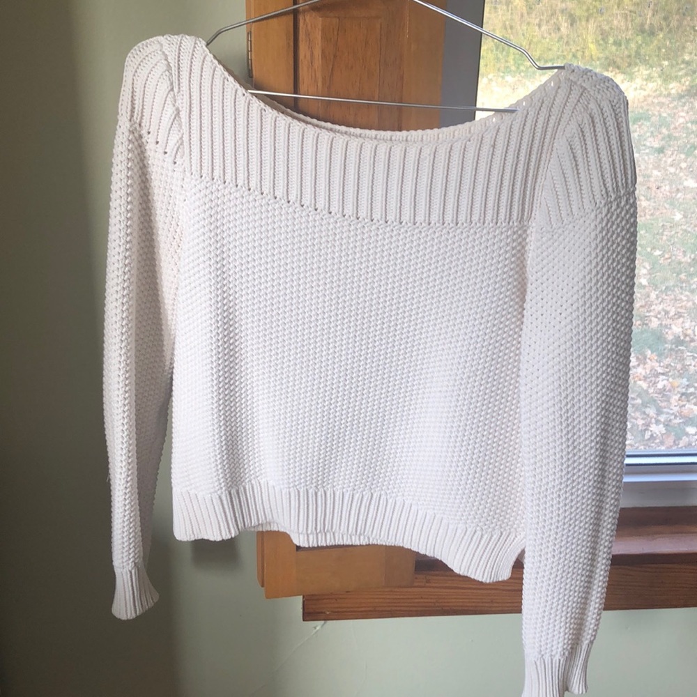 Banana Republic cream sweater